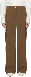 Theory Brown Six-pocket Cargo Pants In Dej Pecan