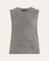 Theory Brushed Cashmere Sweater Vest