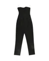 Theory Bustier Jumpsuit In Black Wool In Black