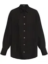 Theory Boyfriend Shirt In Black