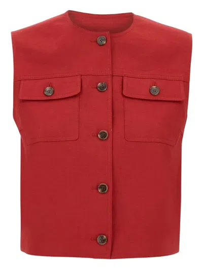 THEORY BUTTON-DOWN VEST