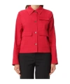 Theory Button-fastening Flap-pocket Jacket In Red