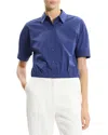 Theory Button Front Top In Blue