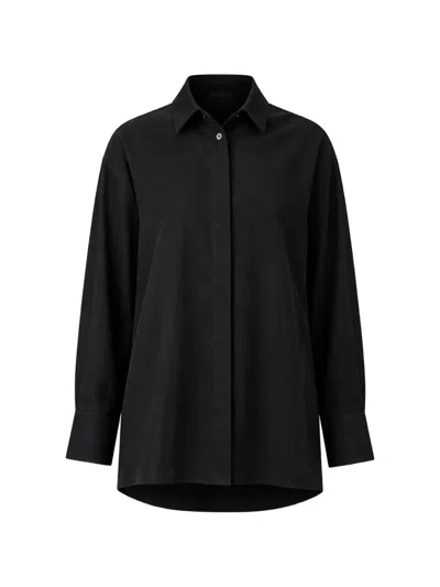 Theory Buttoned Shirt In Black
