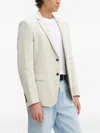 Theory Buttons Flap-pockets Blazer In Neutral