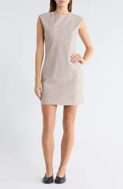 Theory Byron Cap Sleeve Shift Dress In Pink