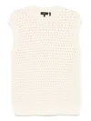 Theory Slvless Vest Cb.roun Clothing In Nude