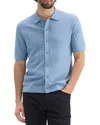 Theory Cairn Short Sleeve Organic Cotton Button-up Shirt