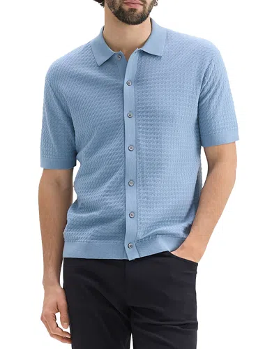 THEORY CAIRN SHORT-SLEEVE SWEATER IN COTTON