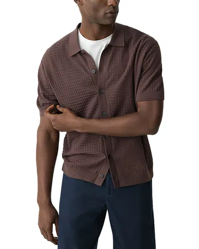 THEORY CAIRN SHORT-SLEEVE SWEATER IN COTTON
