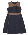 Theory Calvino Sheath Dress In Black Polyester In Black
