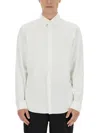 Theory Shirt Button-down Collar Long Sleeves In White