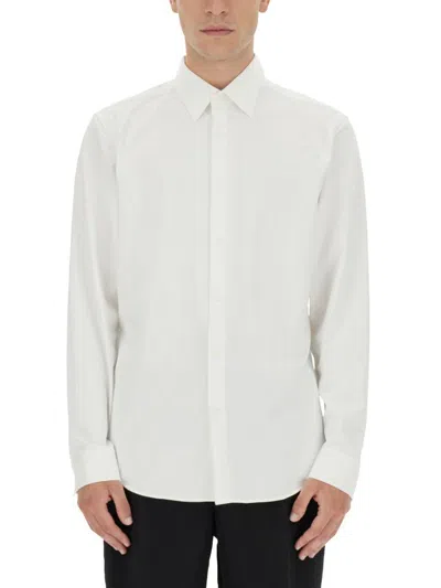 Theory Shirt Button-down Collar Long Sleeves In White