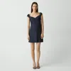 Theory Camisole Mini Dress In Crushed Satin