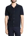 Theory Camp Collar Shirt In Black