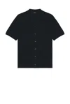 Theory Camp Shirt In Blue