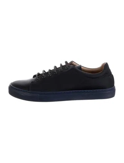 Pre-owned Theory Canvas Sneakers In Blue
