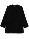 Theory Melton Cape In Black