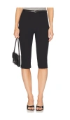 Theory Bi-stretch Capri Pants In Black
