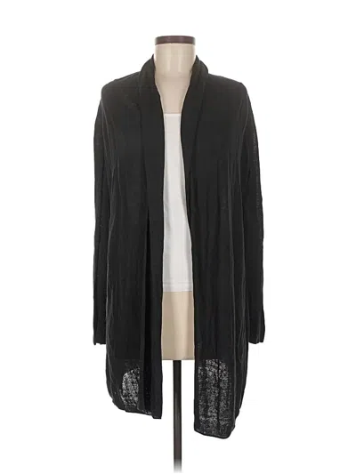 Pre-owned Theory Cardigan Sweater In Black