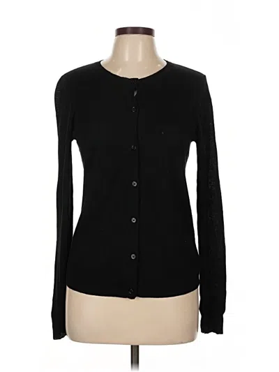 Pre-owned Theory Cardigan Sweater In Black