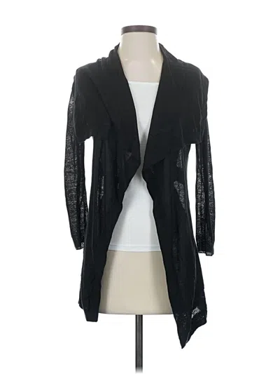 Pre-owned Theory Cardigan Sweater In Black