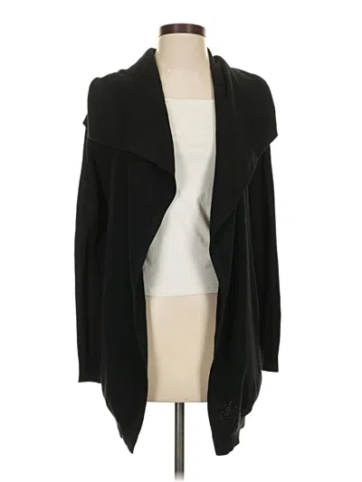 Pre-owned Theory Cardigan Sweater In Black