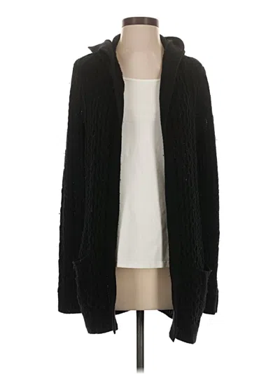 Pre-owned Theory Cardigan Sweater In Black