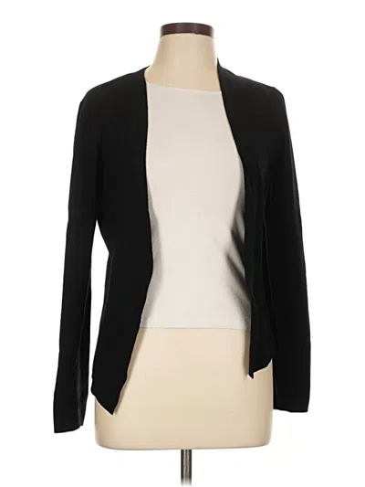 Pre-owned Theory Cardigan Sweater In Black