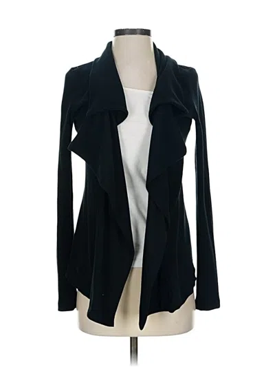 Pre-owned Theory Cardigan Sweater In Black