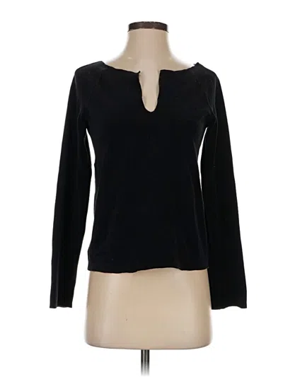 Pre-owned Theory Cardigan Sweater In Black