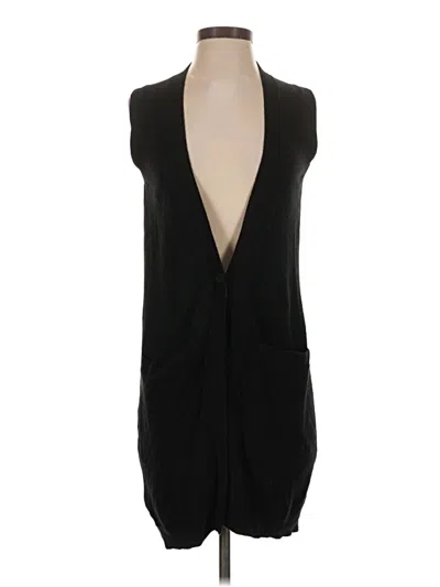Pre-owned Theory Cardigan Sweater In Black