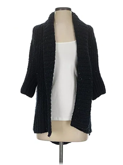 Pre-owned Theory Cardigan Sweater In Black