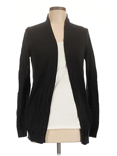 Pre-owned Theory Cardigan Sweater In Black