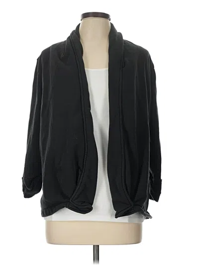 Pre-owned Theory Cardigan Sweater In Black
