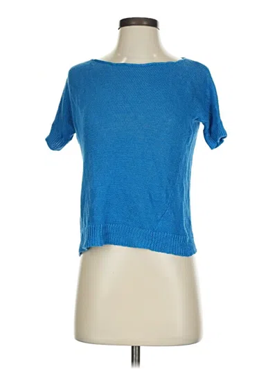 Pre-owned Theory Cardigan Sweater In Blue