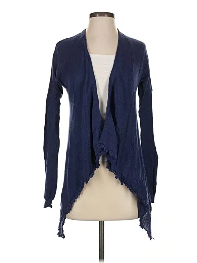 Pre-owned Theory Cardigan Sweater In Blue