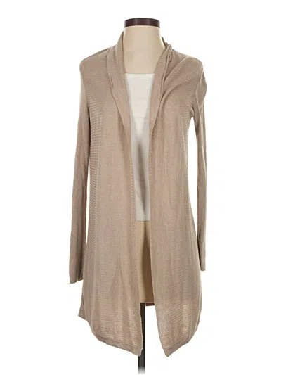 Pre-owned Theory Cardigan Sweater In Brown