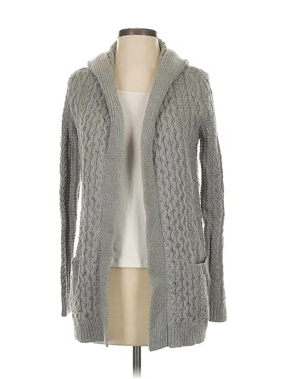 Pre-owned Theory Cardigan Sweater In Gray