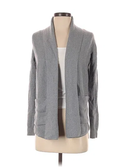 Pre-owned Theory Cardigan Sweater In Gray