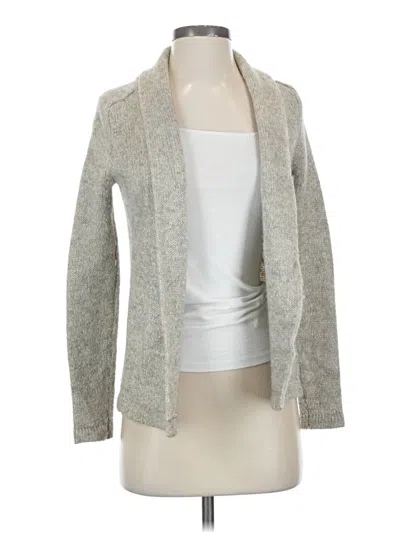 Pre-owned Theory Cardigan Sweater In Gray