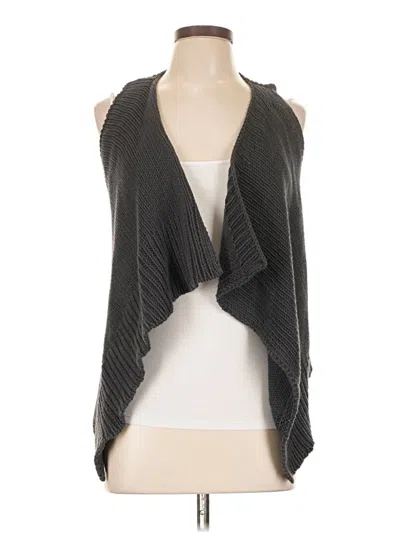 Pre-owned Theory Cardigan Sweater In Gray