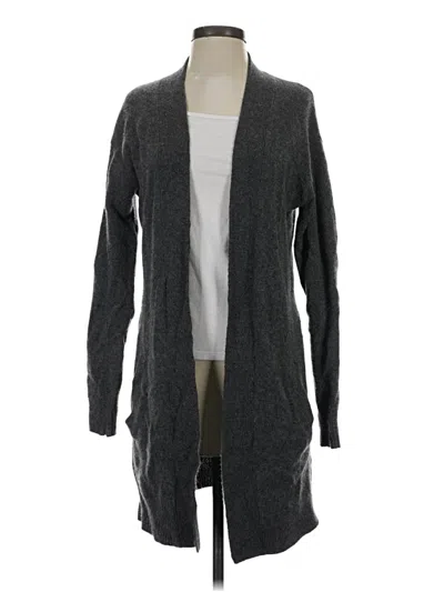 Pre-owned Theory Cardigan Sweater In Gray