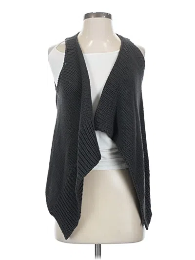 Pre-owned Theory Cardigan Sweater In Gray