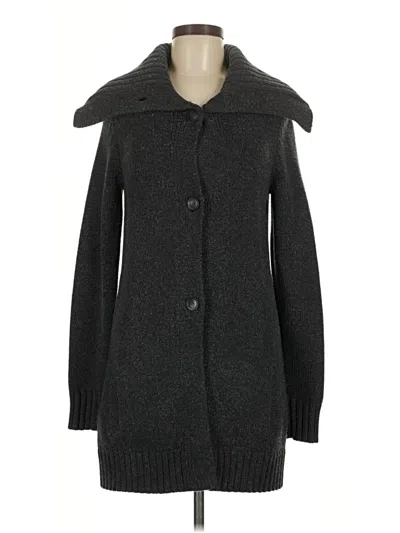 Pre-owned Theory Cardigan Sweater In Gray