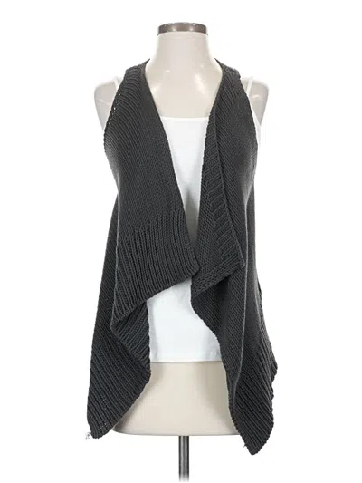 Pre-owned Theory Cardigan Sweater In Gray