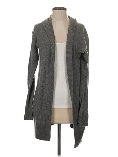 Pre-owned Theory Cardigan Sweater In Gray