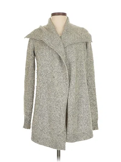 Pre-owned Theory Cardigan Sweater In Gray