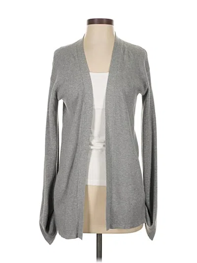 Pre-owned Theory Cardigan Sweater In Gray
