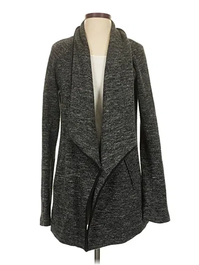 Pre-owned Theory Cardigan Sweater In Gray